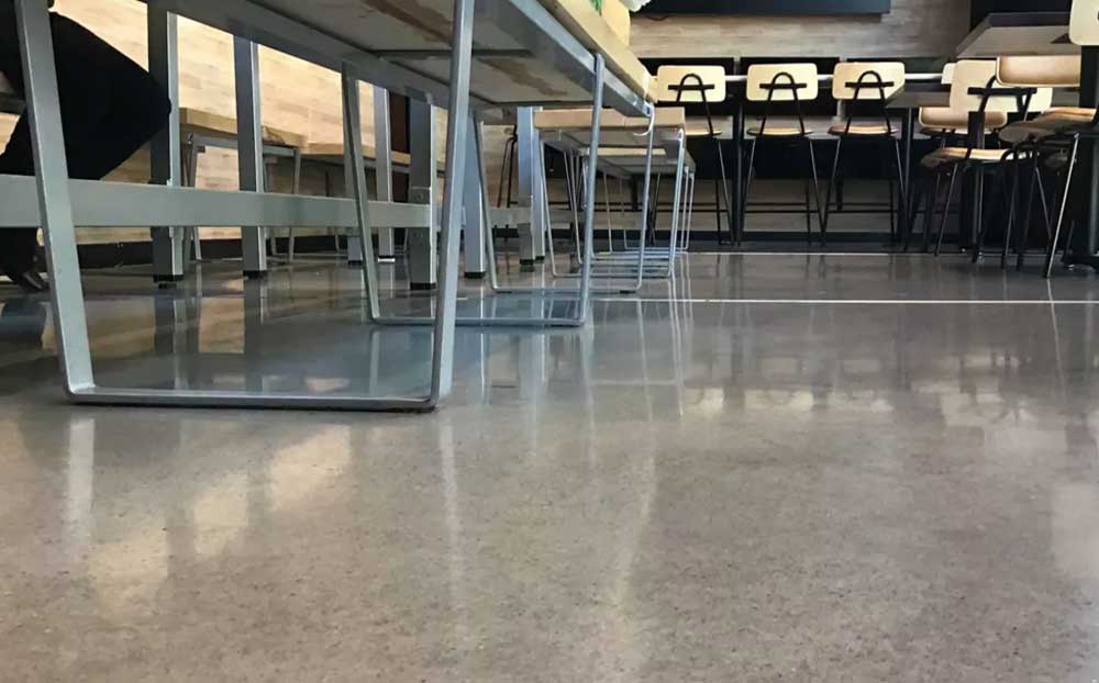 Commercial polished concrete flooring Winnipeg